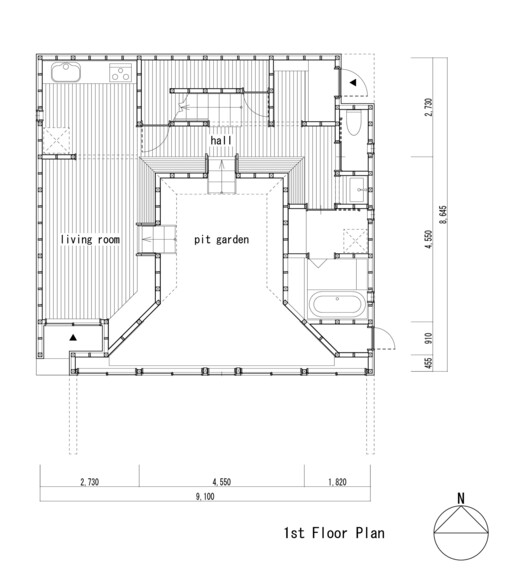 Pit garden in Passive House / D Environmental Design System Laboratory Pit garden in Passive House / D Environmental Design System Laboratory - Image 19 of 22