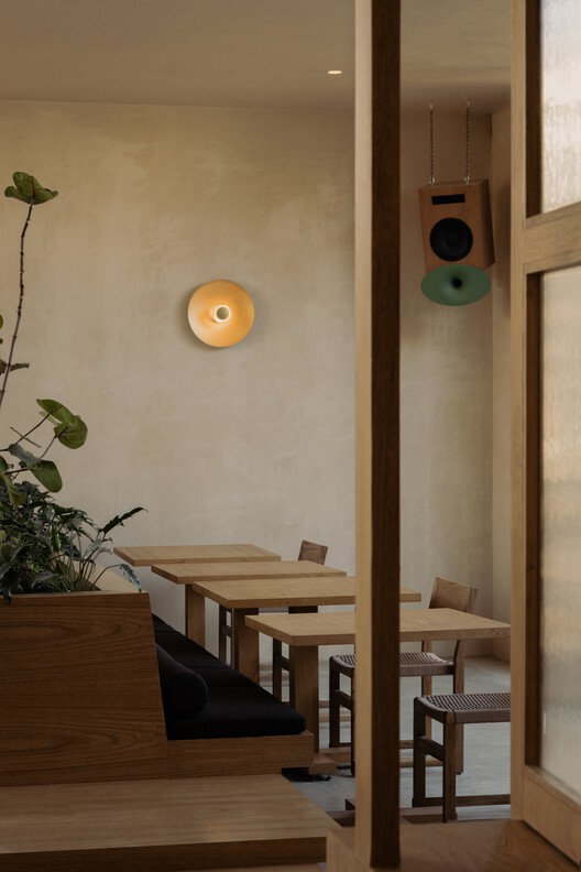 Estero Residences + Gamba café / Barde + vanVoltt - Interior Photography, Wood, Table, Chair