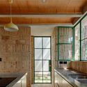 Casa Estudio F36 / Estudio Tecalli - Fotografía interior, Cocina, Madera, Encimera, Fijación Vigas