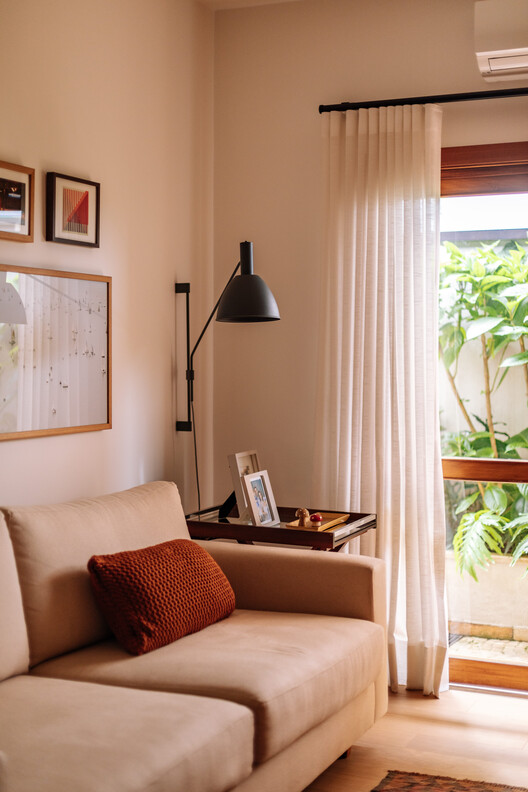 FCM House / Ximenes Leite Arquitetura - Interior Photography, Living Room, Sofa, Lighting