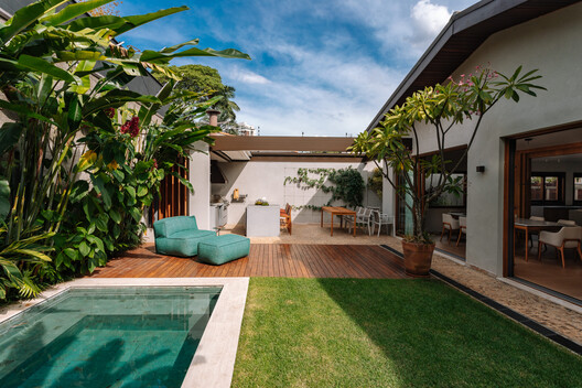 FCM House / Ximenes Leite Arquitetura - Exterior Photography, Garden, Courtyard, Patio