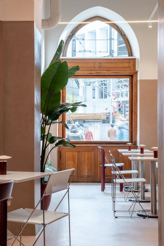 Laboratorium Coffee Shop / EktraArhitectura - Interior Photography, Dining room, Wood, Chair