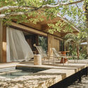 Bangalôs Casa Daia / UNA Barbara e Valentim - Fotografia de Interiores, Cabanas E Pousadas, Terraço