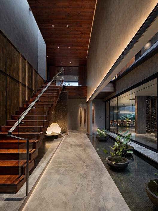 El House / Wahana Architects - Interior Photography, Stairs, Wood, Lighting