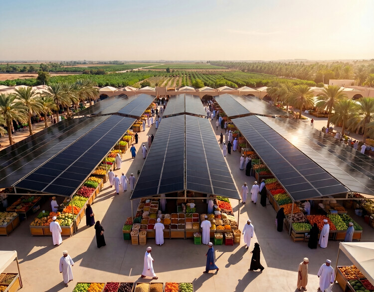 Foster + Partners Reveals Agricultural City Master Plan in Southern Oman - Image 2 of 7