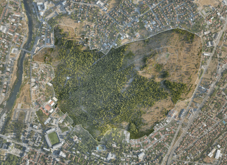 Open Call: Competition for the Conceptual Design for the Revitalization of the “Gorica Forest Park” Natural Monument in Podgorica. - Image 1 of 1