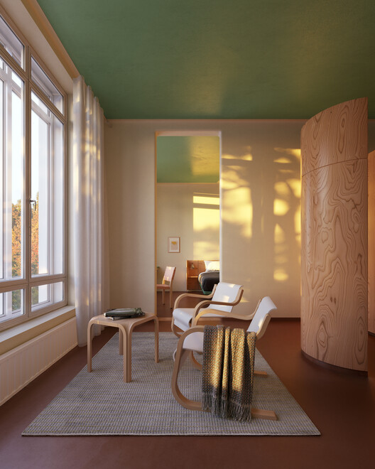 Snøhetta Reimagines Aino and Alvar Aalto's Paimio Sanatorium as a Wellness and Cultural Destination - Image 8 of 10