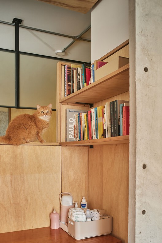 Cosme Velho Apartment / Venta Arquitetos Cosme Velho Apartment / Venta Arquitetos - Interior Photography, Closet, Wood, Shelving
