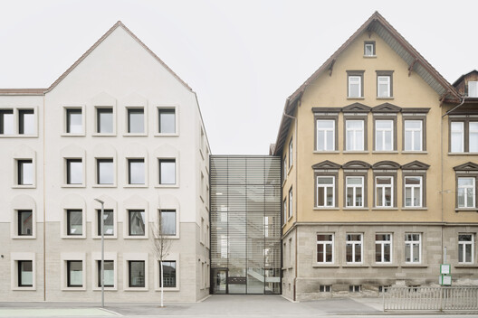 Educational Center with an Adult Education School, Music School and Kindergarten  / Bez+Kock Architekten - Exterior Photography, Facade