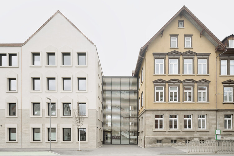 Educational Center with an Adult Education School, Music School and Kindergarten  / Bez+Kock Architekten - Exterior Photography, Schools , Facade
