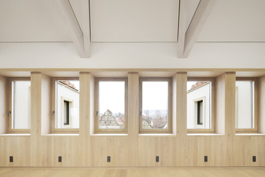 Educational Center with an Adult Education School, Music School and Kindergarten  / Bez+Kock Architekten - Interior Photography, Wood
