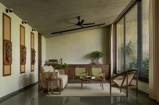Sandstone House / 4Brick Studio - Interior Photography, Dining room, Wood, Chair