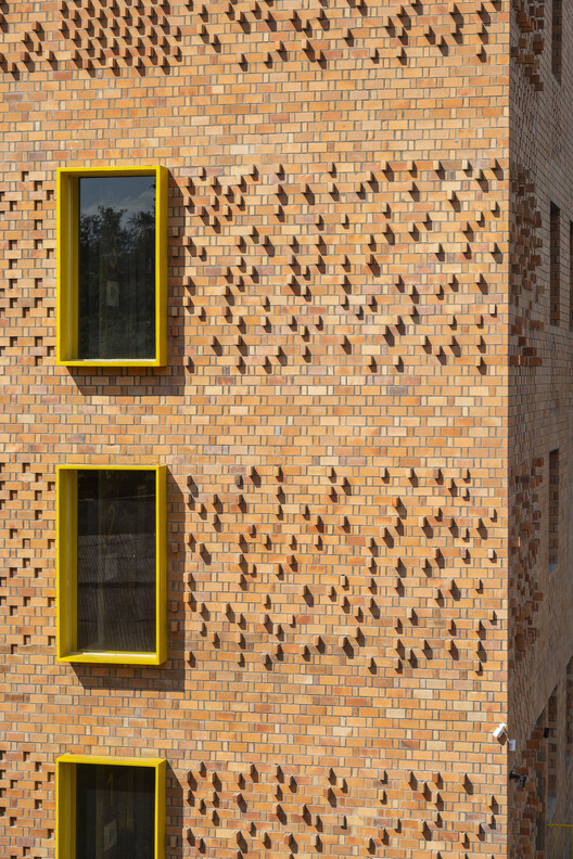 Brick Tower Mixed Use Building / ASA Studio - Exterior Photography, Brick