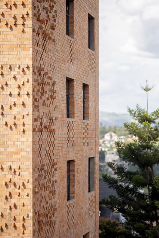 Brick Tower Mixed Use Building / ASA Studio - Exterior Photography, Brick
