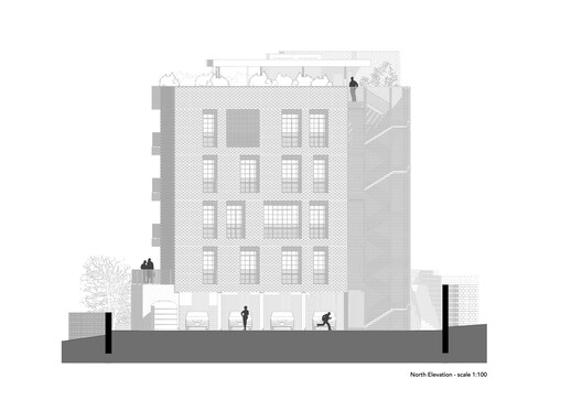 Brick Tower Mixed Use Building / ASA Studio - Image 28 of 28