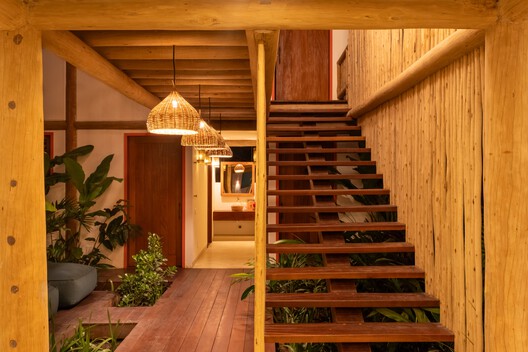 Jangada House / W.A.M.V Architecture Jangada House / W.A.M.V Architecture - Interior Photography, Stairs, Wood, Beam