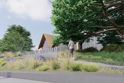 BIG Reveals New Images of the National Juneteenth Museum Ahead of Construction in Fort Worth, Texas - Image 14 of 31