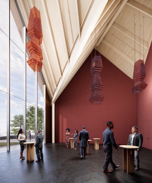 BIG Reveals New Images of the National Juneteenth Museum Ahead of Construction in Fort Worth, Texas - Image 15 of 31