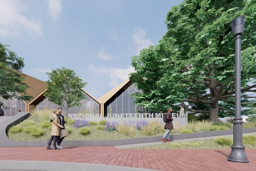 BIG Reveals New Images of the National Juneteenth Museum Ahead of Construction in Fort Worth, Texas - Image 16 of 31