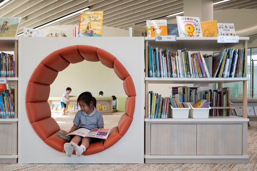 KIS International School Reignwood Park / Rosan Bosch Studio  - Interior Photography, Closet, Shelving