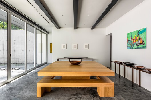 Watermill Artist Residence / Roger Ferris + Partners - Interior Photography, Wood, Table, Chair