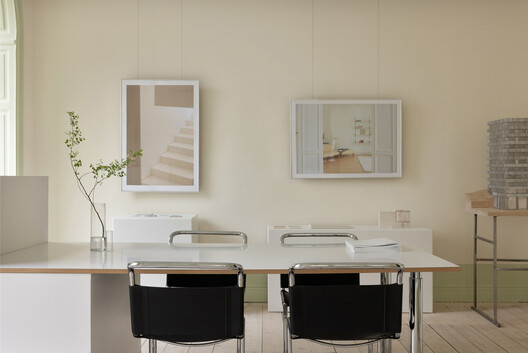 Fantastic Frank Stockholm Showroom / ASKA - Interior Photography, Kitchen, Wood, Table, Chair