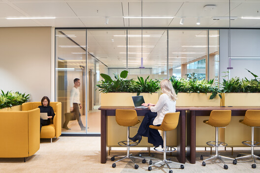 Roche Diagnostic Center Interior / Studio Alexander Fehre - Interior Photography, Chair, Table, Lighting