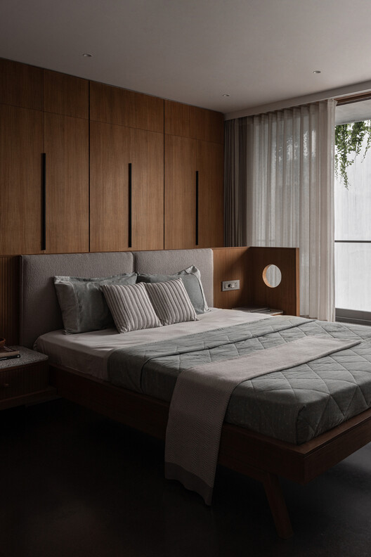 Antarvan Residence / Neogenesis+Studi0261 - Interior Photography, Bedroom, Bed, Wood, Lighting
