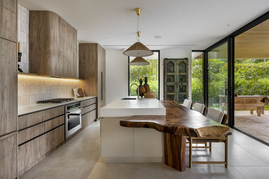 Casaluna / Anarquitectura Casaluna / Anarquitectura - Interior Photography, Kitchen, Wood, Countertop, Table, Lighting, Chair