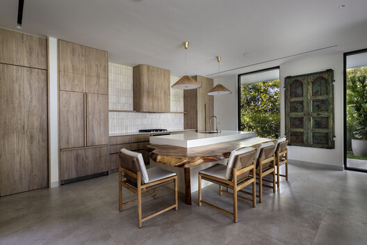 Casaluna / Anarquitectura Casaluna / Anarquitectura - Interior Photography, Kitchen, Wood, Table, Lighting, Chair, Countertop