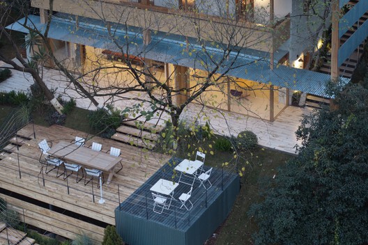 LAGO Italian Family Kitchen / Vari Architects LAGO Italian Family Kitchen / Vari Architects - Exterior Photography, Wood, Balcony, Garden, Deck, Courtyard, Patio