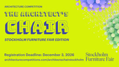 The Architect’s Chair – Stockholm Furniture Fair Edition