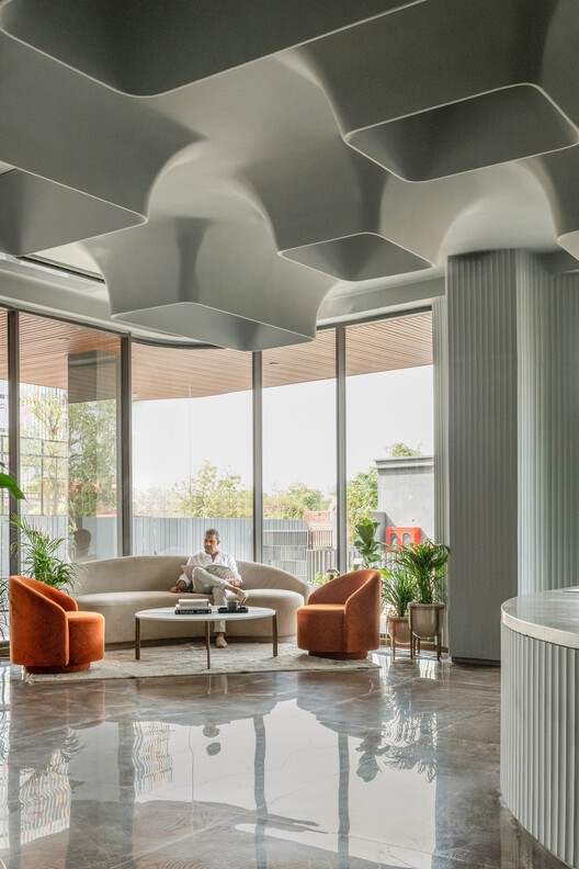 Primus Office Building / Sanjay Puri Architects - Interior Photography, Living Room, Chair