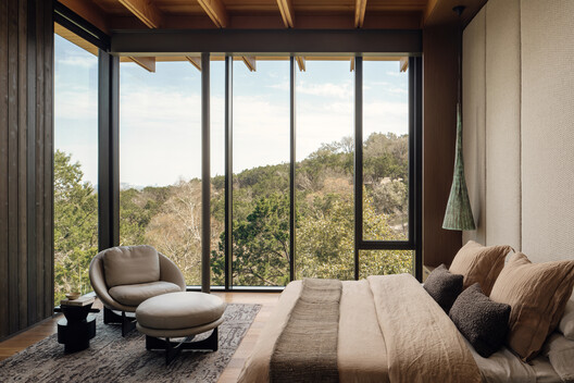 Terrace Mountain Residence / A Parallel Architecture - Interior Photography, Living Room, Bedroom, Bed, Chair
