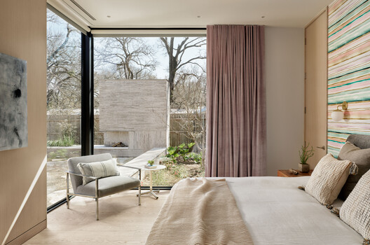 Rollingwood Residence / A Parallel Architecture - Interior Photography, Bedroom, Wood, Chair, Bed