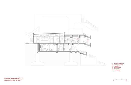 Mexico City Stadium: Interior Remodeling & Hospitality Spaces / CUAIK CDS + Luis Huerta + ESTUDIO Ignacio Urquiza Ana Paula de Alba + CAAM Arquitectos + Clásicos Mexicanos Mexico City Stadium: Interior Remodeling & Hospitality Spaces / CUAIK CDS + Luis Huerta + ESTUDIO Ignacio Urquiza Ana Paula de Alba + CAAM Arquitectos + Clásicos Mexicanos - Image 33 of 38