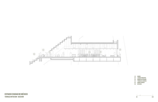 Mexico City Stadium: Interior Remodeling & Hospitality Spaces / CUAIK CDS + Luis Huerta + ESTUDIO Ignacio Urquiza Ana Paula de Alba + CAAM Arquitectos + Clásicos Mexicanos Mexico City Stadium: Interior Remodeling & Hospitality Spaces / CUAIK CDS + Luis Huerta + ESTUDIO Ignacio Urquiza Ana Paula de Alba + CAAM Arquitectos + Clásicos Mexicanos - Image 36 of 38