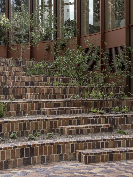 Dymak HQ / BIG Dymak HQ / BIG - Exterior Photography, Brick, Stairs