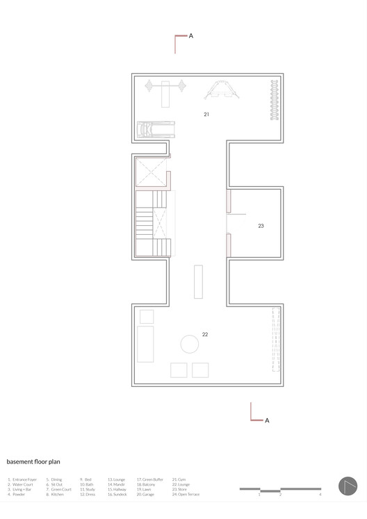 A Tale of Tinted Courts Residence / Architects Collaborative A Tale of Tinted Courts Residence / Architects Collaborative - Image 28 of 33