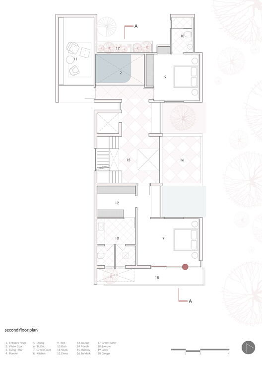 A Tale of Tinted Courts Residence / Architects Collaborative A Tale of Tinted Courts Residence / Architects Collaborative - Image 31 of 33