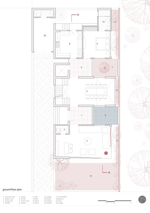 A Tale of Tinted Courts Residence / Architects Collaborative A Tale of Tinted Courts Residence / Architects Collaborative - Image 29 of 33