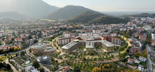 CRA-Carlo Ratti Associati and Park Associati Led Team Selected to Redesign Brescia's Spedali Civili Hospital Campus in Italy - Image 1 of 14