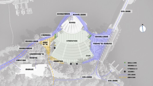 Renovation of Shell Theatre in Beijing Chaoyang Park / DUTS design Renovation of Shell Theatre in Beijing Chaoyang Park / DUTS design - Image 33 of 38