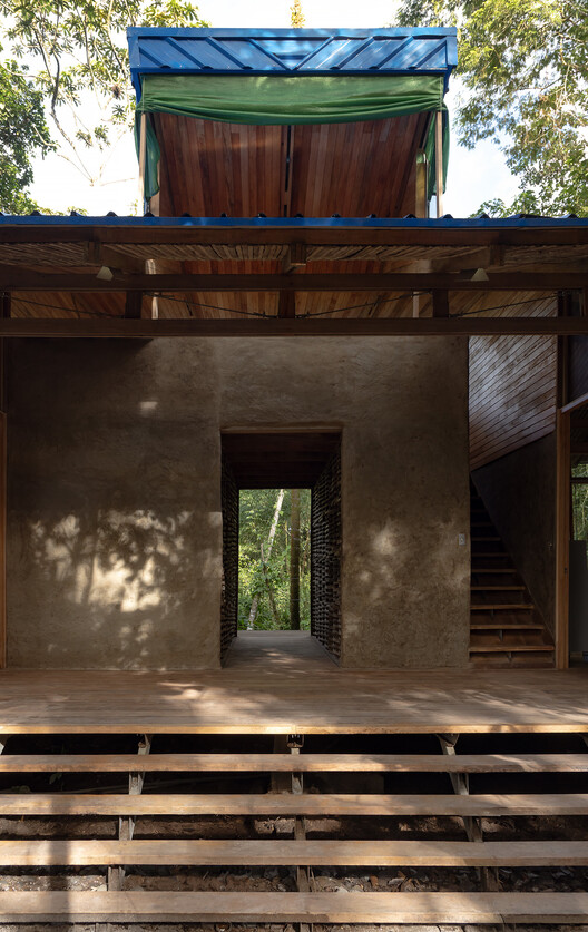WildSumaco Research Pavilion / Caá Porá Arquitectura - Interior Photography, Wood