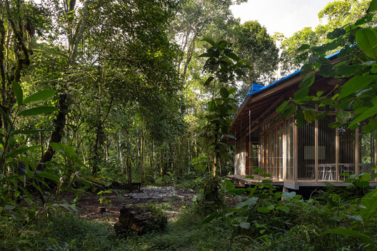 WildSumaco Research Pavilion / Caá Porá Arquitectura - Exterior Photography, Wood, Forest