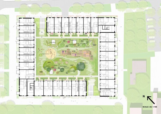 Steenzicht Social Housing  / JVST - Image 14 of 21