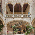 Hotel Nobis Palma / Jordi Herrero Arquitecto - Interior Photography, Adaptive Reuse, Courtyard, Arch, Arcade, Column, Balcony, Stairs