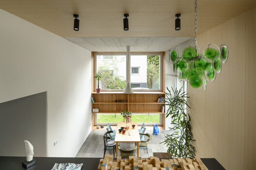 Renovation of two terraced houses of the housing cooperative "Progres - Mirje" Ljubljana / dans arhitekti - Interior Photography, Wood, Lighting