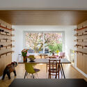 Renovation of two terraced houses of the housing cooperative "Progres - Mirje" Ljubljana / dans arhitekti - Interior Photography, Renovation, Table, Lighting, Chair