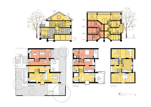 Renovation of two terraced houses of the housing cooperative "Progres - Mirje" Ljubljana / dans arhitekti - Image 20 of 21